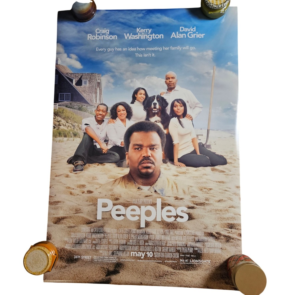 Peeples 2013 Original Movie Poster 27x40 Craig Robinson Kerry Washington D/S